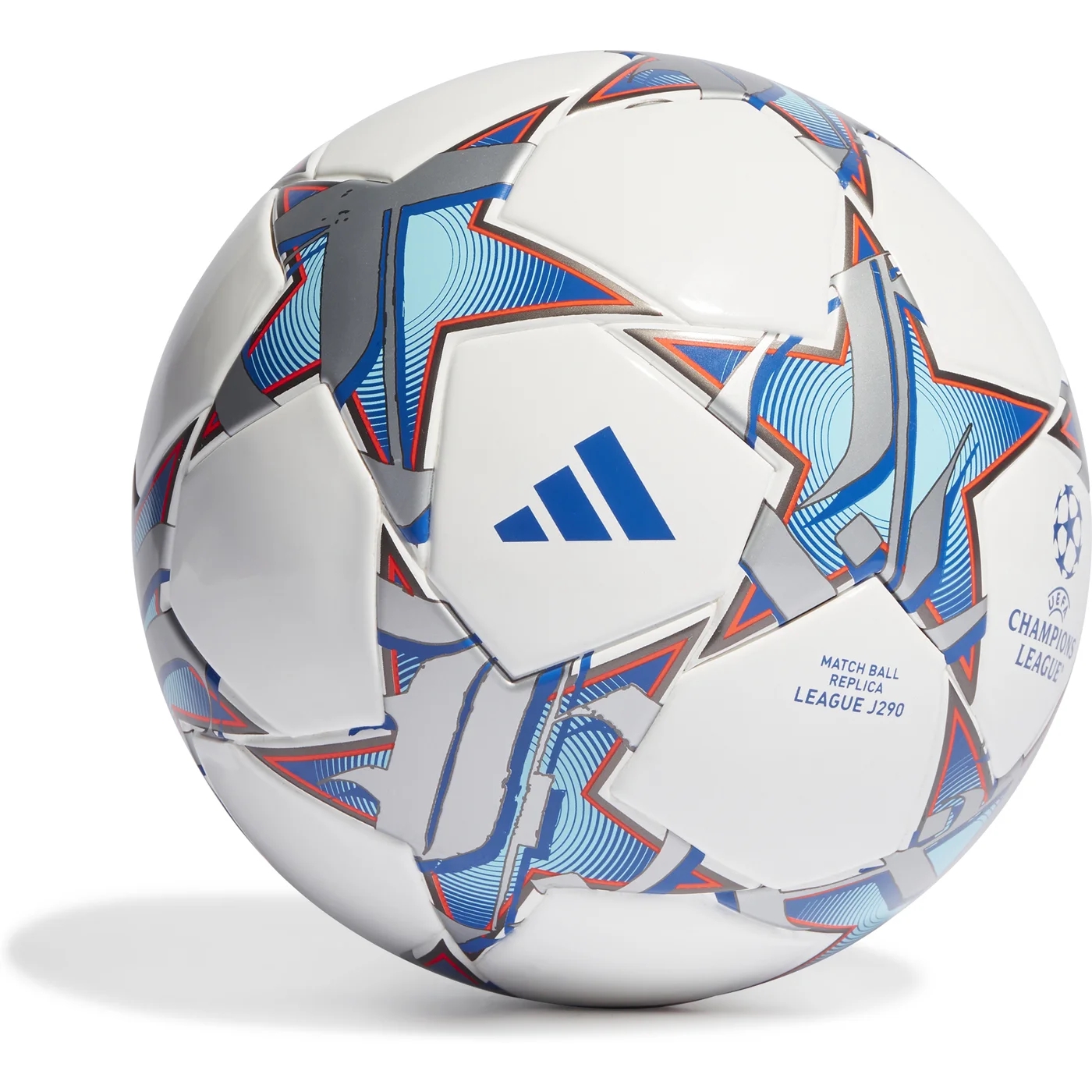ADIDAS BALL UCL JUNIOR 290 LEAGUE 23/24 GROUP STAGE KIDS WHITE/SILVMT/BRCYAN/S 4CbShsBs